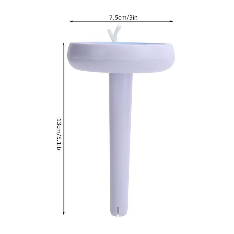 Floating Water Thermometer Electronic Solar Charging LCD Display Swimming Pool