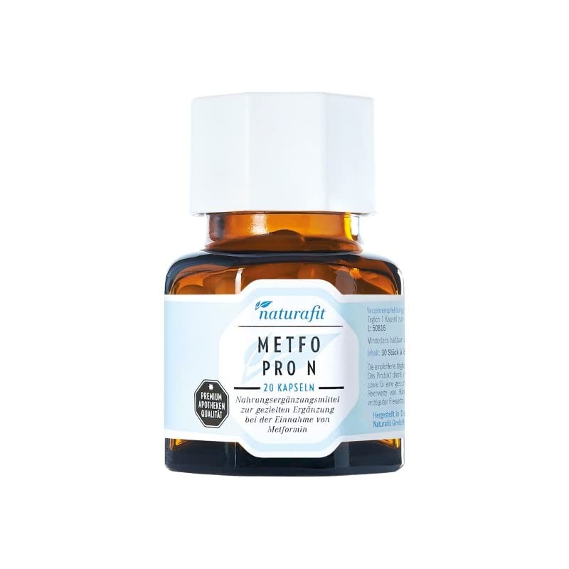 naturafit Metfo Pro N Capsules, Pack of 20 Capsules