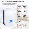 zybeauty Upgraded Ultrasonic pest Repellent Electronic Plug in Indoor Pest