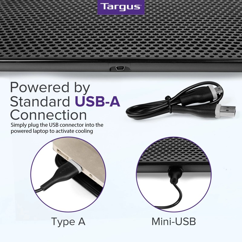 Targus 16 Inch Laptop Cooling Pad Ultra Slim USB Fan