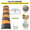 22000 LBS Load Capacity Modular Speed Bump Rubber 72.8\" Long