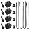 4 Pair Car Parcel Shelf Strings, Tonneau Cover Strap Cord