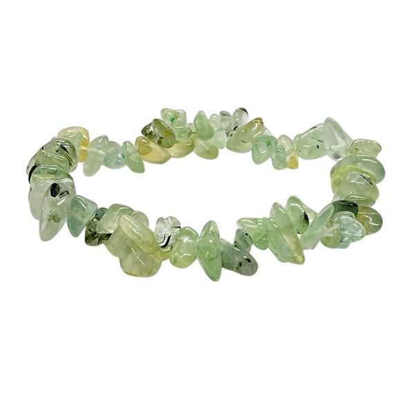 Steinfixx Gemstone Chip Bracelet 18 cm Made of Prehnite –