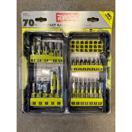 Ryobi (6) Ryobi Impact Driving Kit 70 Pieces - AR2040