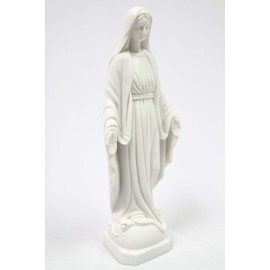 Vittoria Collection 12 Inch Our Lady of Grace Italian Statue Sculpture Figurine Made in Italy Indoor Outdoor Garden