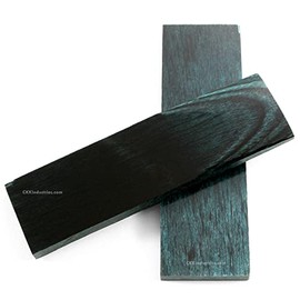 EZSMITH Dymalux Handle Scale Set - (Layered) - (Indigo) - (Indigo/Black) - (5.0 x 1.5 x 0.250) - Custom Handle Material