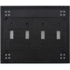 Arts & Crafts Mission Style Oil Rubbed Bronze 4 Gang
