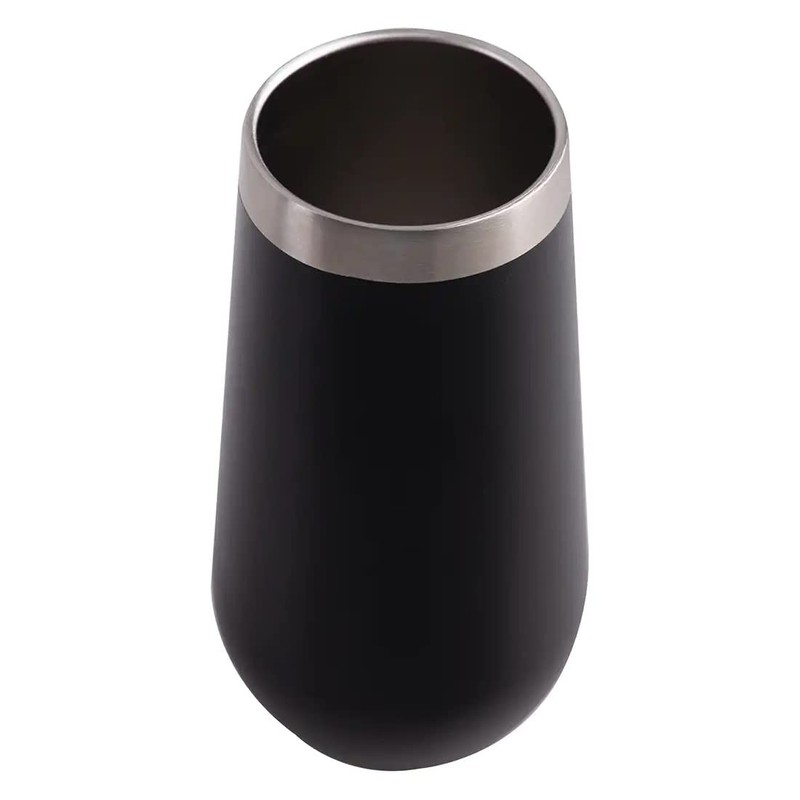 Oasis Stainless Steel Double Wall Insulated Champagne Flute 180Ml -
