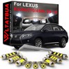 LED Interior Light Kit Package Replacement for LEXUS RX350 RX270