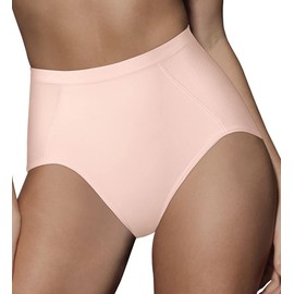 Bali womens Seamless Ultra Firm Control Fajas 2-pack Dfx245 shapewear briefs, Nude/Nude, Medium US