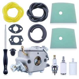 Gubeter 588171156 Carburettor C1Q-EL24 for Husqvarna 322L 123L 223L 322C 322R 323C 323L 323LD 325L 326L 326LX 326LS Grass Trimmer 503283401 with Focus Kit Air Filter