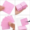 Didiseaon Toallitas para Pegamento de Pestañas Color Rosa 400 Piezas