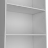 Tuhome Home 4 Shelves Bookcase with Multi-Tiered Storage