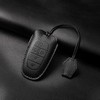 Jayanes Genuine Leather Key Fob Cover Compatible with Hyundai 2022-2024