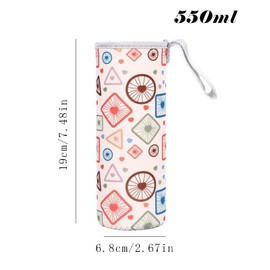 Hoshisea Pack of 8 Bottles Water Bottle Thermal Cover Bottles Thermal Cover Bags Water Bottle Thermal Cover Thermal Sleeve Thermal Cover for Heat Retention (8 Styles)