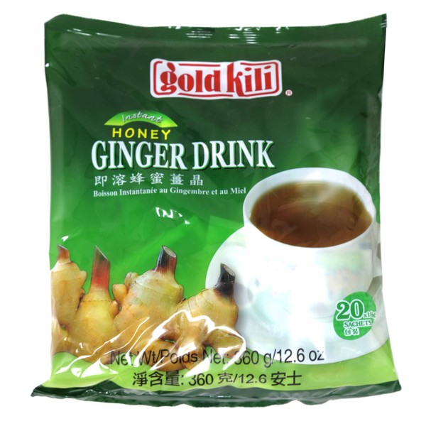 Ginger Drink Gold Kili 40 Sachets Packed in 2 Bags, 12.6 oz - PACK OF 2