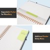 Forvencer Lined Spiral Journal Notebook with 300 Numbered Pages, A5