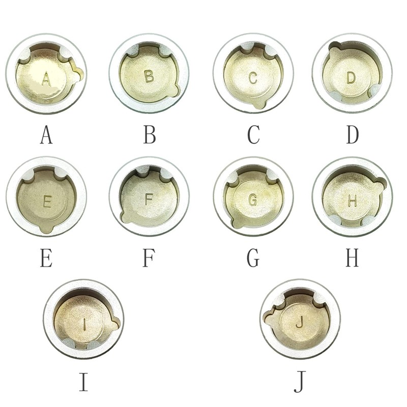 JEUCLEL 10PCS Wheel Locking Nut Key Kit for Land Rover