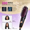Doortian Mini Hair Straightening Iron with Built-in Comb for travel,