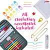 J MARK Acrylic Crochet Kit for Beginners – Premium Crochet