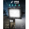 Security Lights Outdoor Motion Sensor 50W, 3 Colours 4500LM PIR