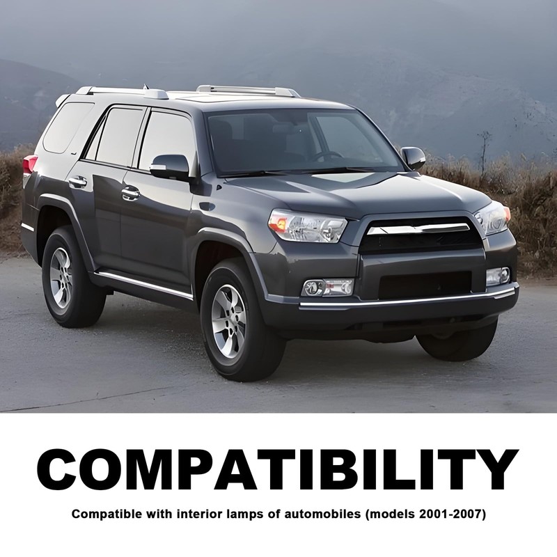 White LED Interior Lights Compatible with Toyota Sequoia 2001 2002
