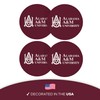 Desert Cactus Alabama A&M University Ceramic Coasters 4 Pack Bulldogs