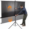 SEGAWE 84" Projector Screen with Tripod Stand Portable Movie 16:9
