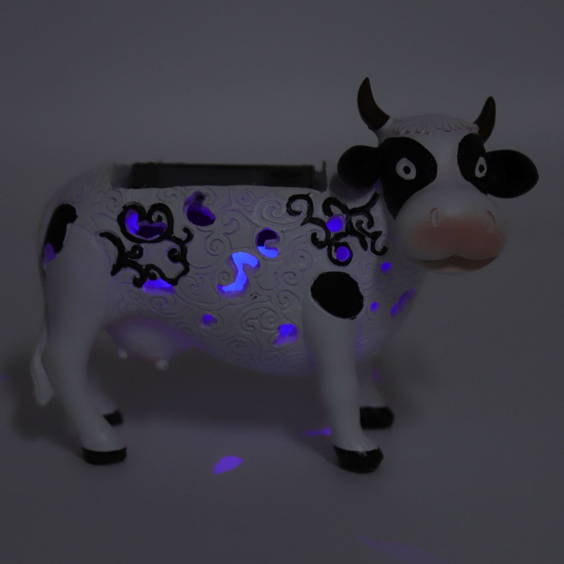 Daisy Cow Solar Light Animal Shaped Color Changing LED Garden