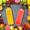 BAKHUK 36pcs 16oz Empty Plastic Juice Bottles with Caps, Reusable