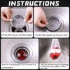 Suclain 500 Pcs Disposable Mesh Sink Strainer Bags, Elastic Kitchen