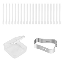 Dioshark Replacement Tips for Remarkable 2 Stylus Pen, 20 PCS White Durable Pen Nibs Replacement Kit Accurate Sensitive Scratch Free Support Tilt Writing with Nibs Removal Tool and Storage Box