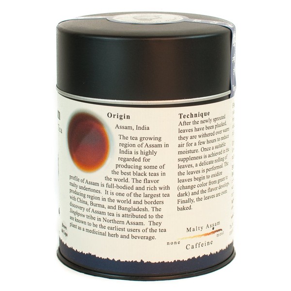 The Tao of Tea, Malty Assam Black Tea, Loose Leaf, 3.5-Ounce Tins (Pack of 2)