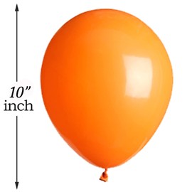 Orange Balloons 15 Pack 10 Inch Strong Latex Balloons for Little Cutie Baby Shower Wedding Bachelorette Bridal Shower Tangerine Theme Fruit Birthday Party Decorations