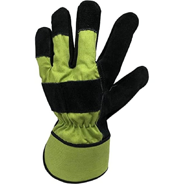 Spear & Jackson Kew Gardens Thermal Lined Rigger Gloves-Large, Green,