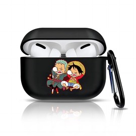 Anime Pattern Design for AirPods Pro Case Cover with Keychain, Cute Anime Compatible with AirPods Pro Case, Full Protective Soft Silicone Shockproof Headphone Case