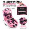 DIFFLIFE 157 Piece Pink Tool Set, Lady's Home Repairing Tool