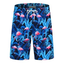 iCKER Men's Shorts, Swimming Trunks, Beach Shorts, Board Shorts, Quick-Drying for Summer
