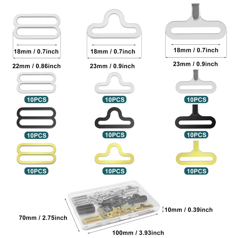 30 Sets Bow Tie Clip, Hardware Bow Tie Clip, Fly