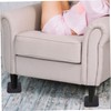 TEHAUX 4pcs Non Slip Furniture Pads Durable Skid Caster Feet