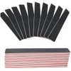 10 x Nail Files 100/180 Grit Professional Rectangle Emery Board