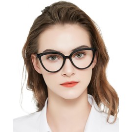 MARE AZZURO Large Reading Glasses 5.00+ Women Large Cat Eye Readers 1.0 1.25 1.5 1.75 2.0 2.25 2.5 2.75 3.0 3.5 4.0 5.0 6.0 (Black, 5.00)