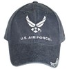 U.S. Air Force Retired Cap. Washed Denim Blue,Denim Blue,One Size