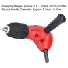 Drill Chuck Keyless 90 Degree 9.3mm Round Handle 0.8‑10mm Clamping