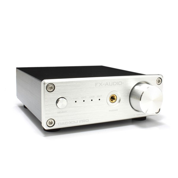 FX-AUDIO- DAC-X3J PRO [Silver] High-Resolution DAC ES9023P USB Bus Powered