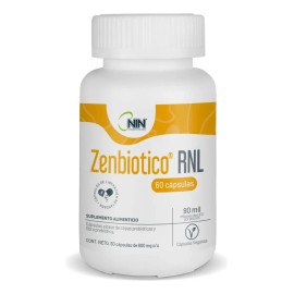 Probióticos Zenbiotico Rnl Cápsulas Simbin Nin Vegano Sabor
