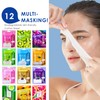 Pack of 12 Face Sheet Masks,Moisturising Face Masks,Daily Care Sheet,Daily