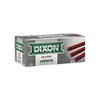 DIXON Industrial Carpenter Pencils, Hard Graphite Core, Red/Black, 7", 12-Pack