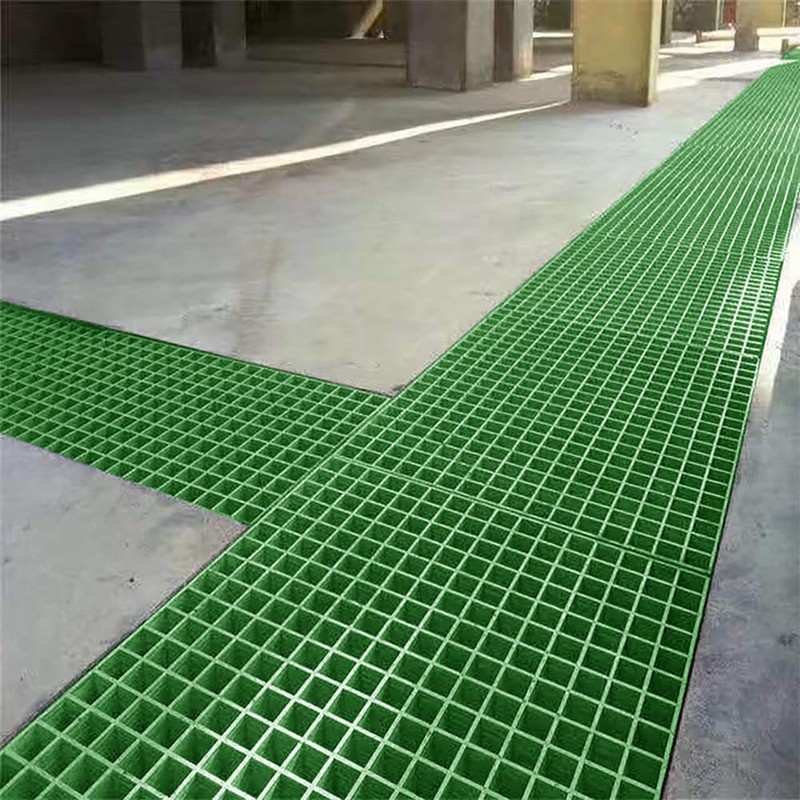 Agfabric 1x4ft Fiberglass Drain Grating 1''Thickness, Non-Slip Floors Cover, Rustless