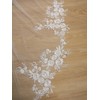 EllieWely Long Cathedral Length Lace Bridal Wedding Veil Ivory 118Inch